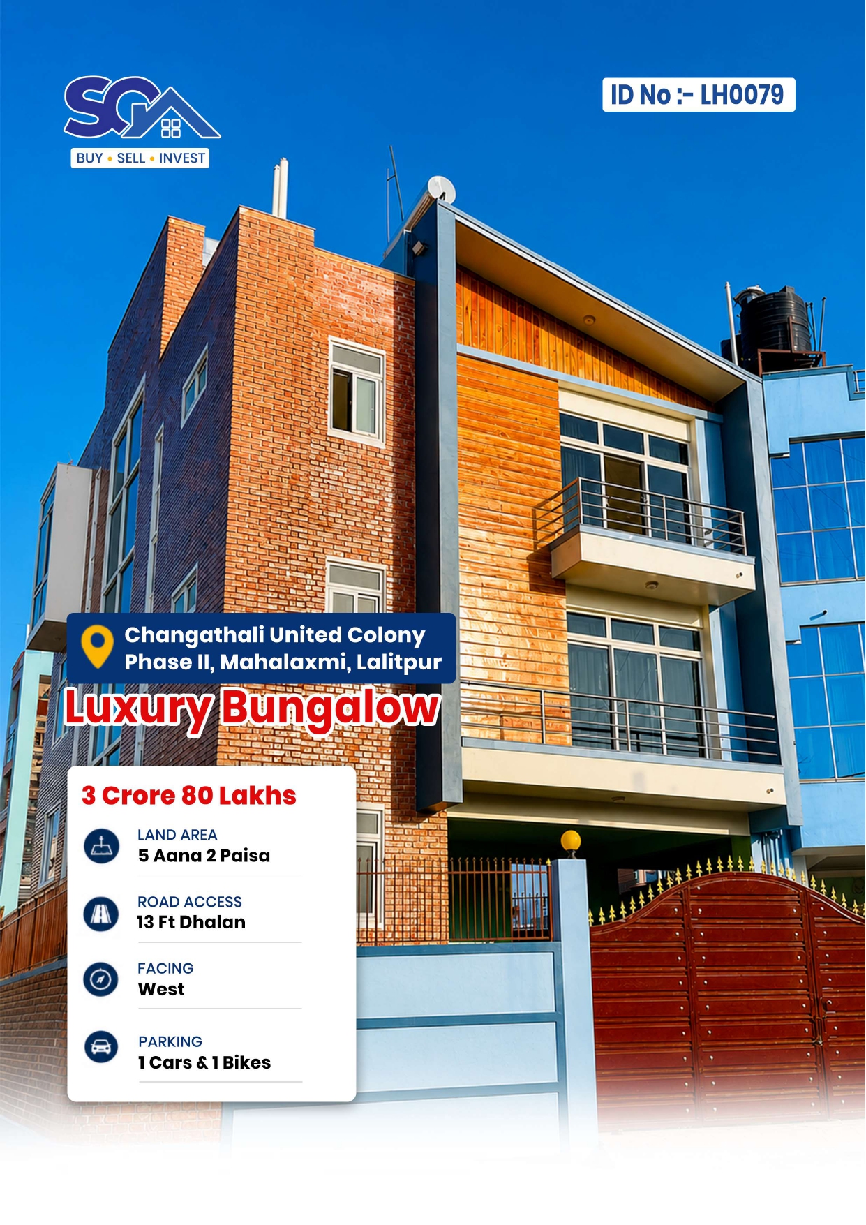 🏡 Luxury Bungalow for Sale in Changathali, Mahalaxmi-7, Lalitpur | Premium Family Home