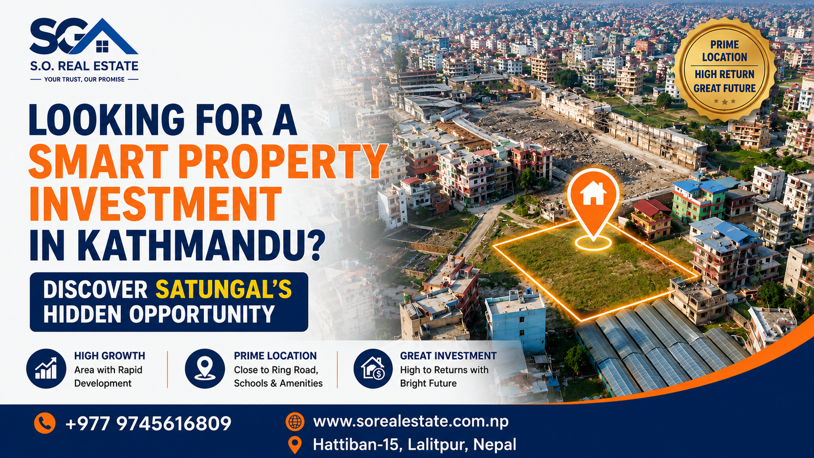 Looking for a Smart Property Investment in Kathmandu? Discover Satungal’s Hidden Opportunity